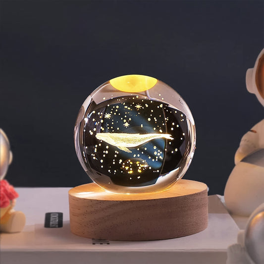 Fish 3D Crystal Ball lamps With Base (1 Pc) Signature kart