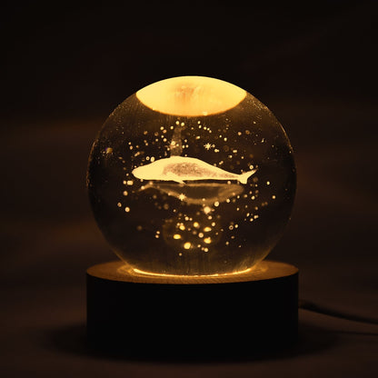 Fish 3D Crystal Ball lamps With Base (1 Pc) Signature kart