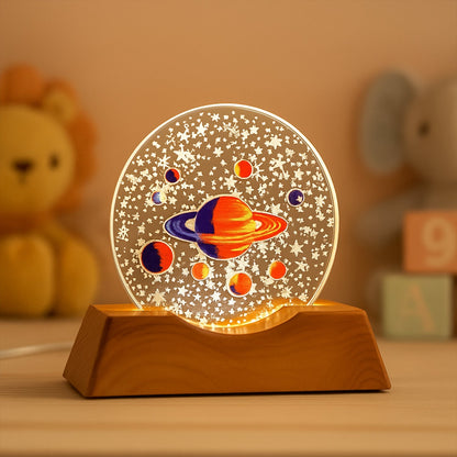 3D Creative Visualization Lamp – LED Night Ligh (1 Pc) The Morsignaturekarts