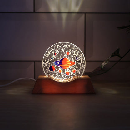 3D Creative Visualization Lamp – LED Night Ligh (1 Pc) The Morsignaturekarts