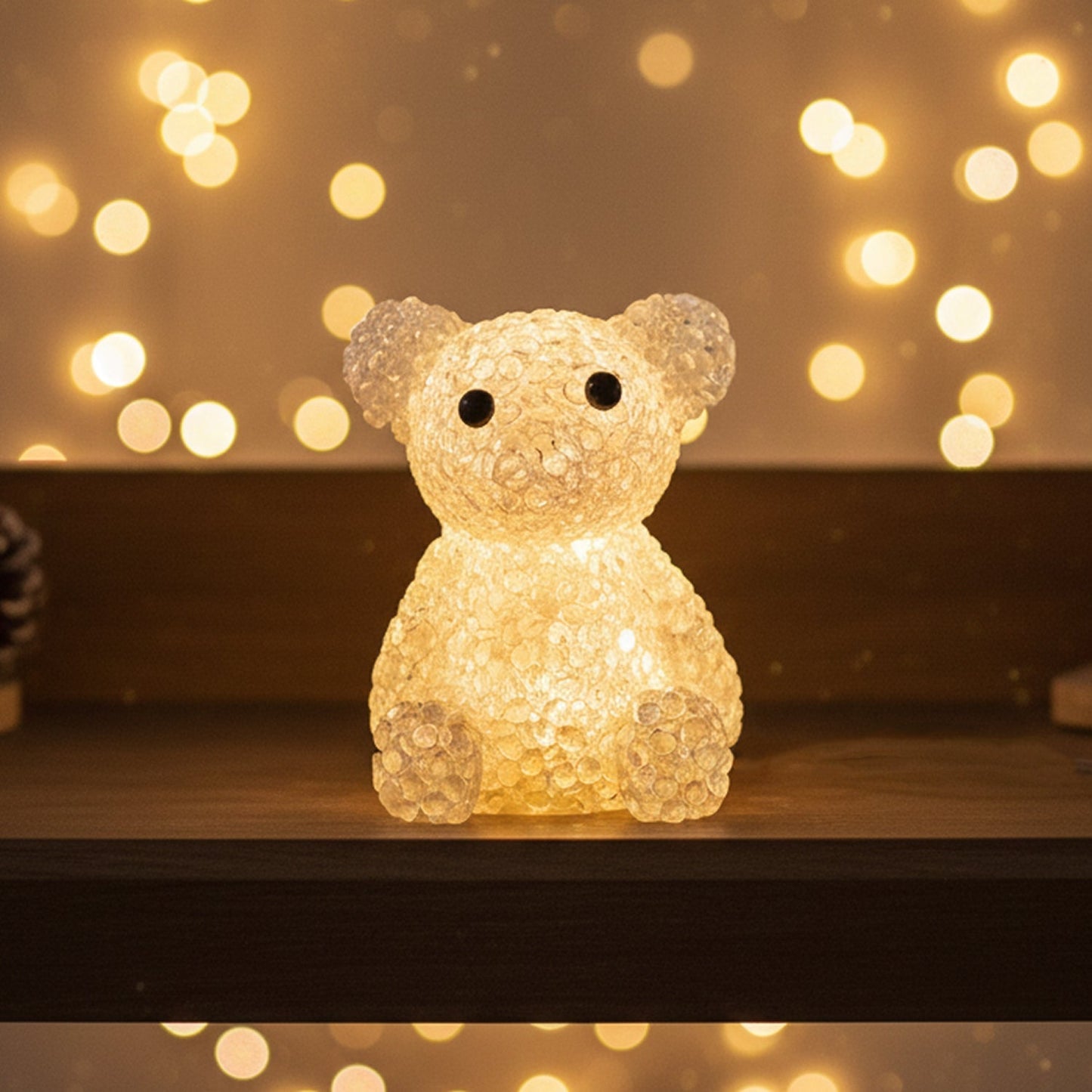 Bear Decorative LED Night Lamp with Color-Changing Glow (1 Pc) The Morsignaturekarts