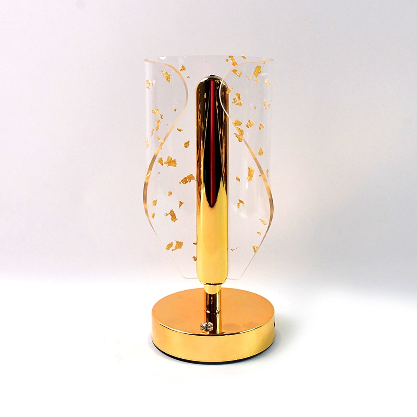 Luxury Golden Leaf Design Crystal Table Lamp (1 Pc) signaturekarts