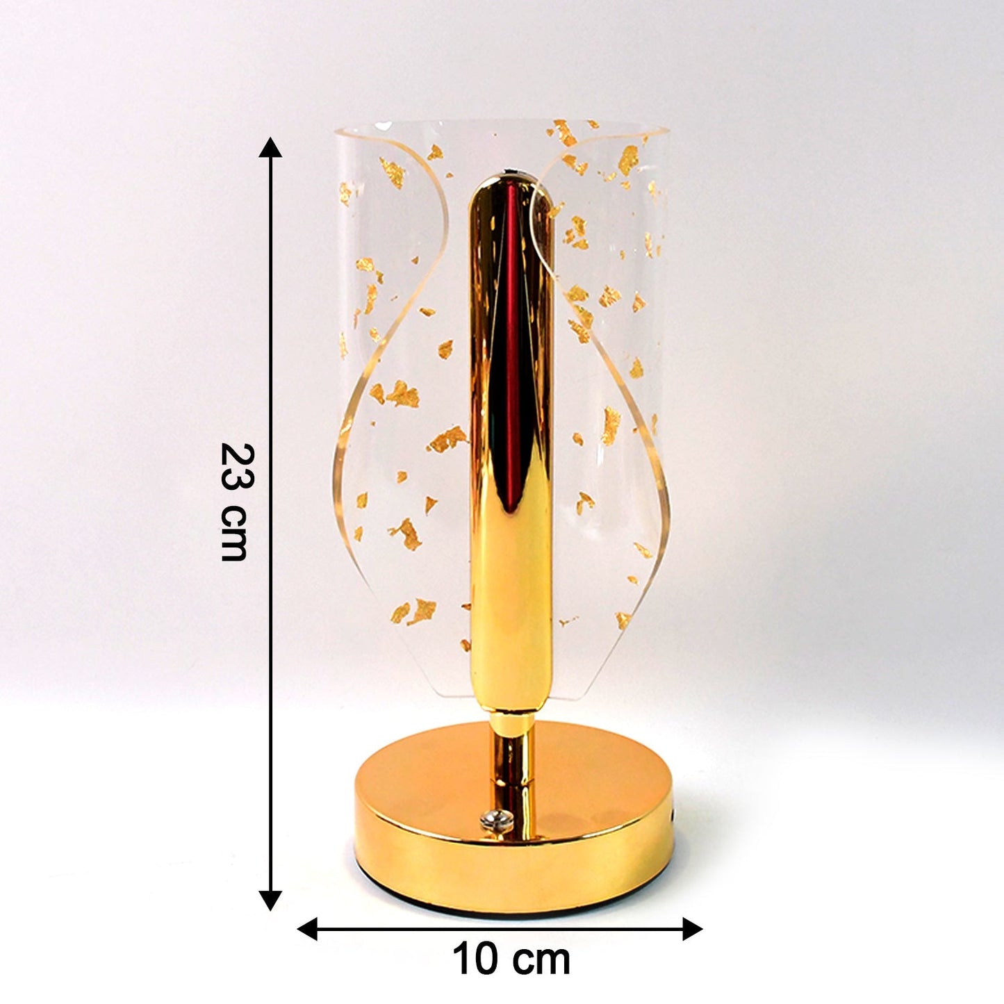 Luxury Golden Leaf Design Crystal Table Lamp (1 Pc) signaturekarts