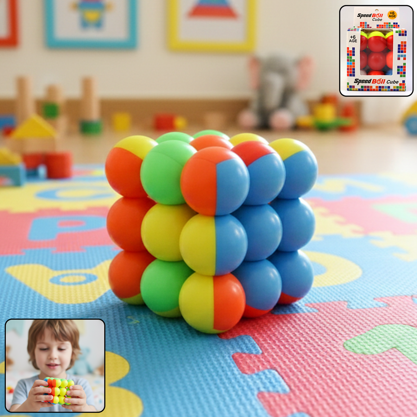 Speed Ball Cube Toy – Colorful Puzzle Cube The Morsignaturekarts