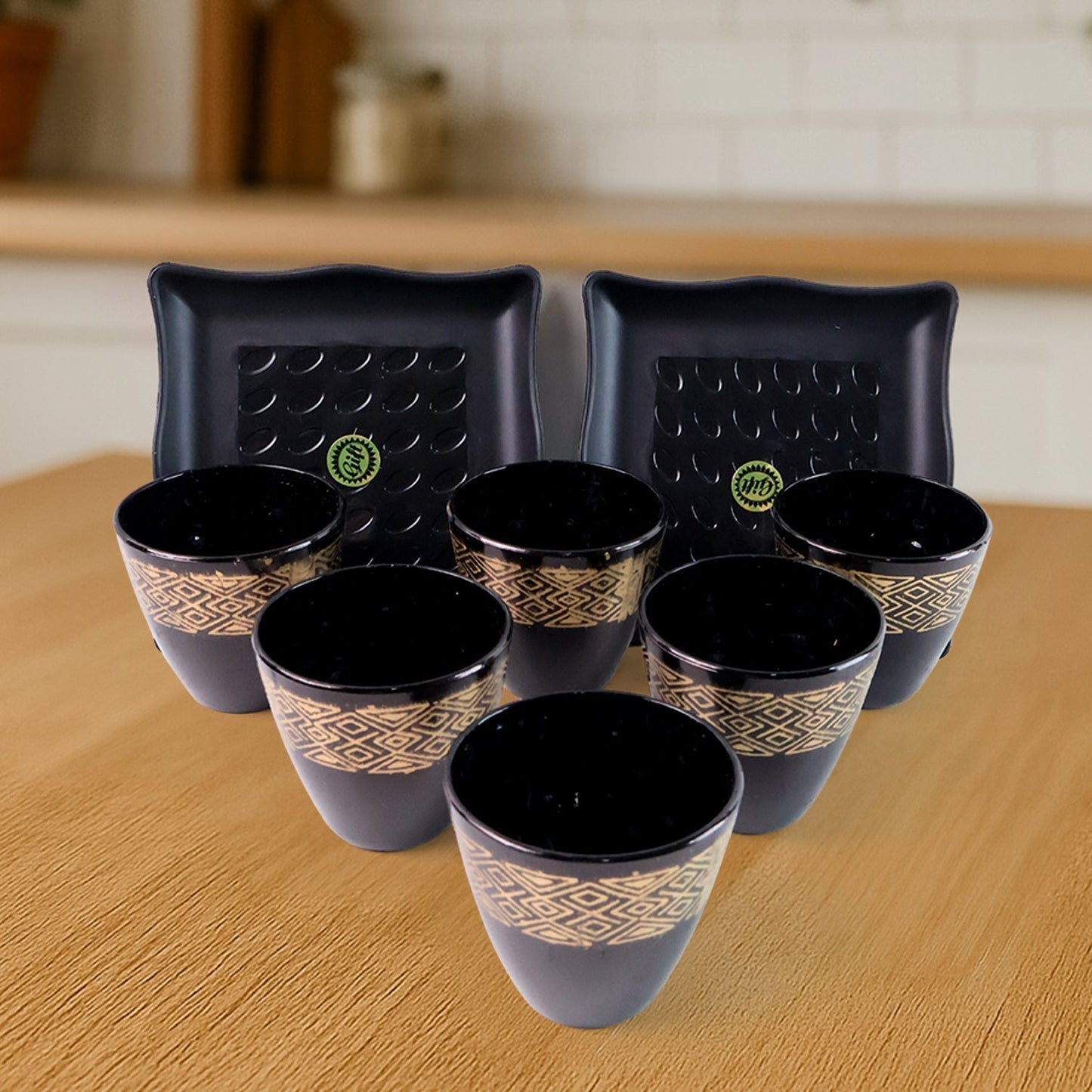 2 Bowl & 6 Glass Snake Set ( 8 Pc Set ) Signaturekarts