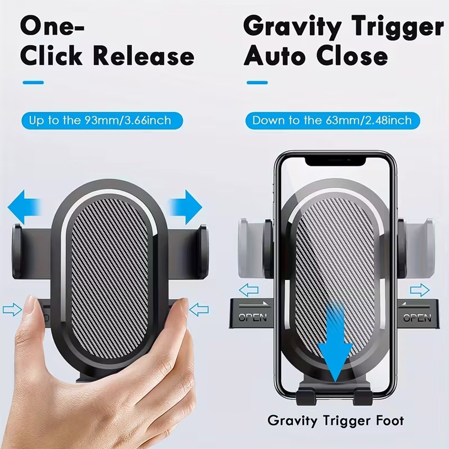 Adjustable Car Mobile Holder - (1 Pc) signaturekarts