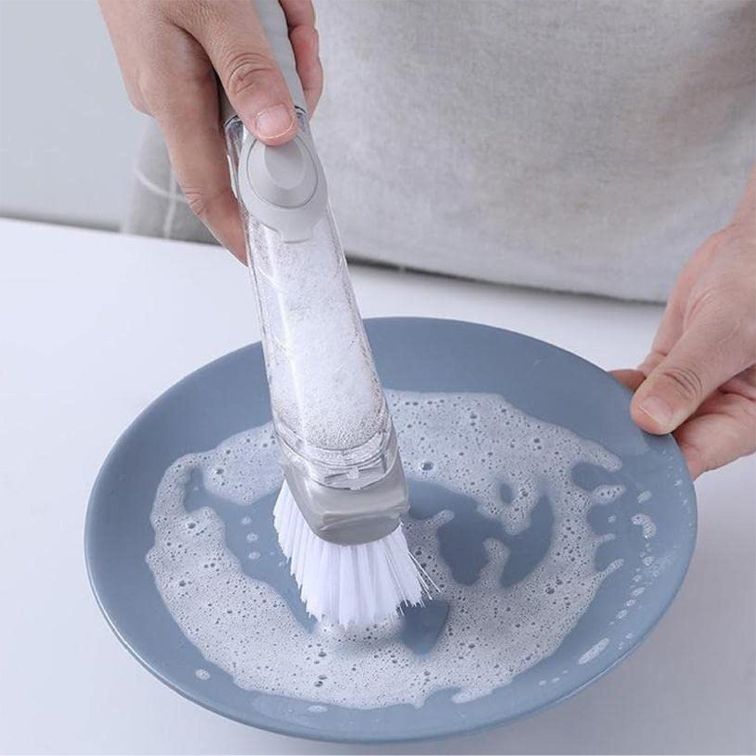 2 in 1 Soap-Dispensing Dish Brush - (Set) signaturekarts