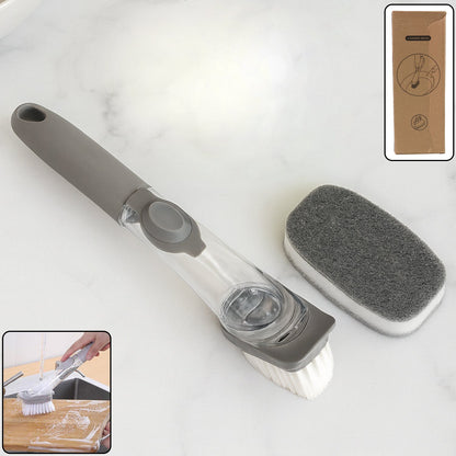 2 in 1 Soap-Dispensing Dish Brush - (Set) signaturekarts
