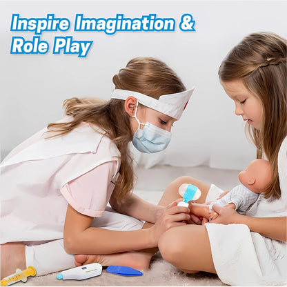 Aditi Premium Doctor Kit Medical Role Play Toy Set for Kids (10 Pc) signaturekarts