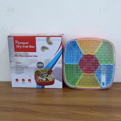 Dry Fruit & Snack Box with Spoon - 1 Set signaturekarts