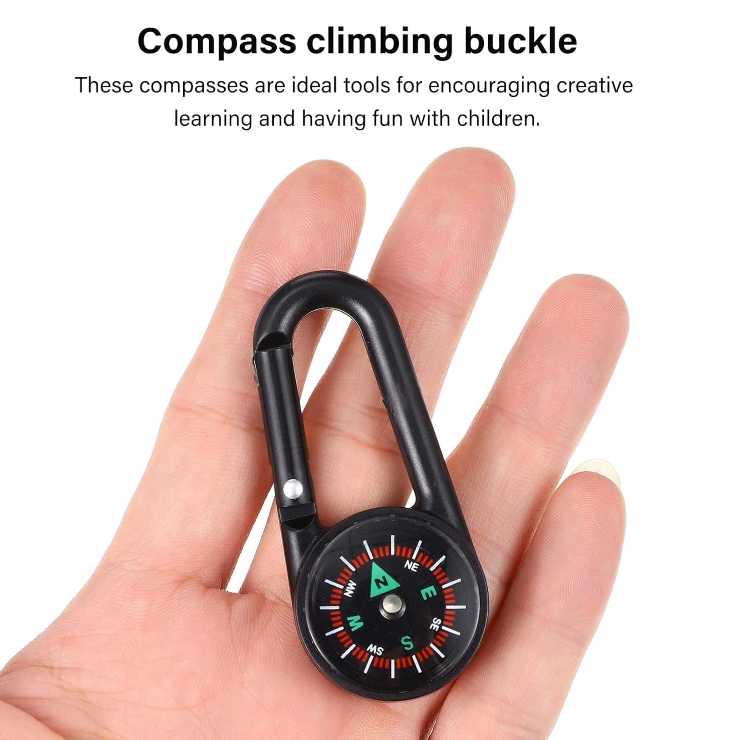 Clip Snap Hook Mini Compass (1 Pc / Mix Design) Signaturekarts