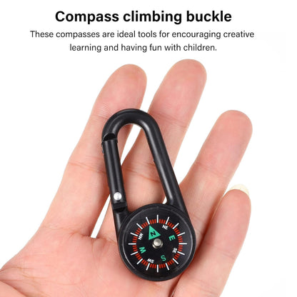 Clip Snap Hook Mini Compass (1 Pc / Mix Design) Signaturekarts