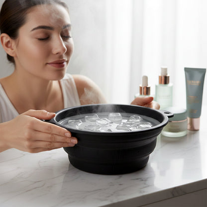 Portable Foldable Silicone Ice Bath Bowl (1 Pc) The Morsignaturekarts