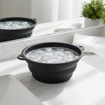 Portable Foldable Silicone Ice Bath Bowl (1 Pc) The Morsignaturekarts