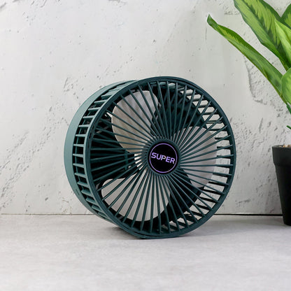 Foldable Mini Desk Fan with Adjustable Height and Angle (1 Pc) signaturekarts