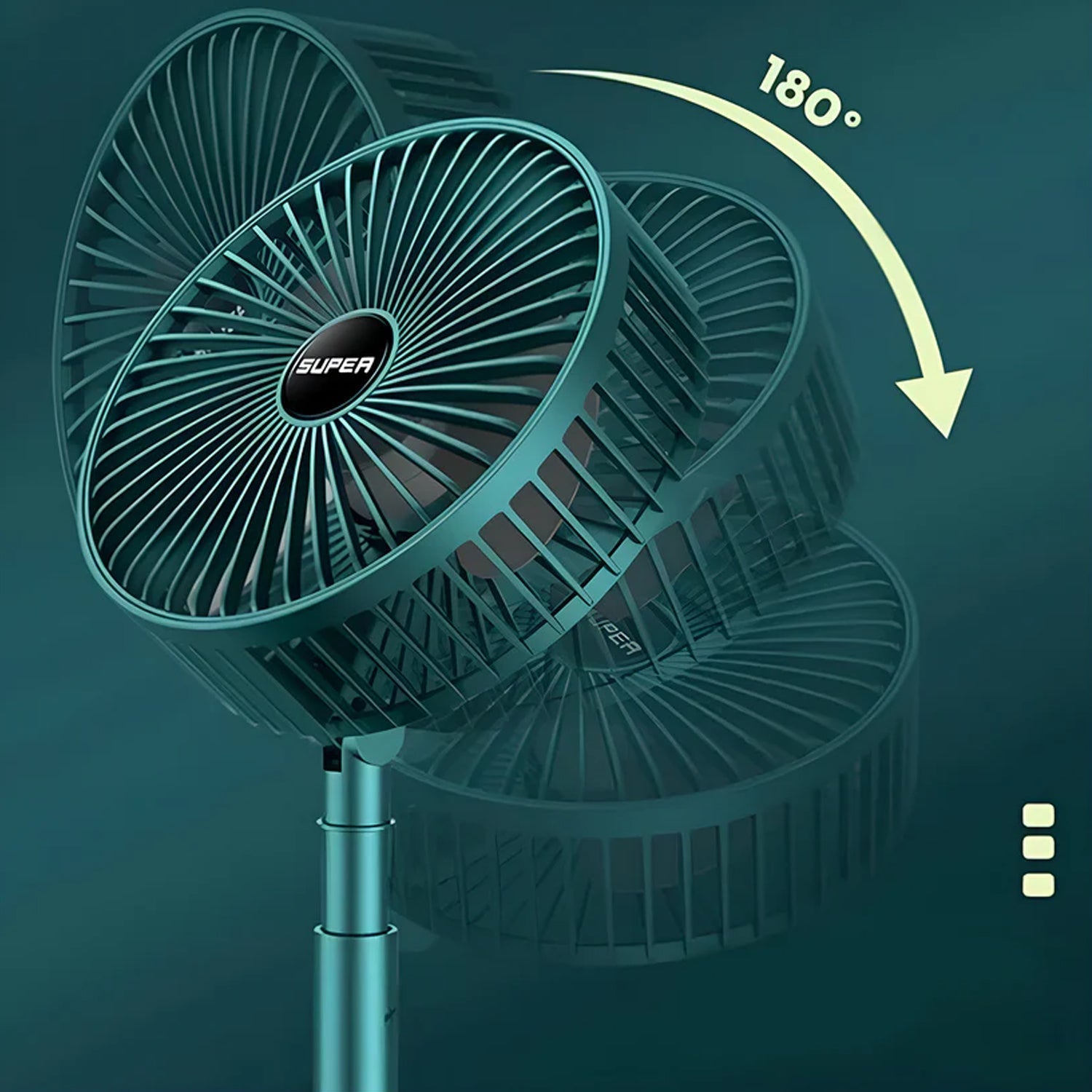 Foldable Mini Desk Fan with Adjustable Height and Angle (1 Pc) signaturekarts