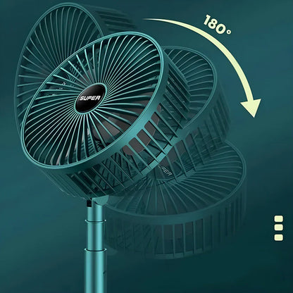 Foldable Mini Desk Fan with Adjustable Height and Angle (1 Pc) signaturekarts