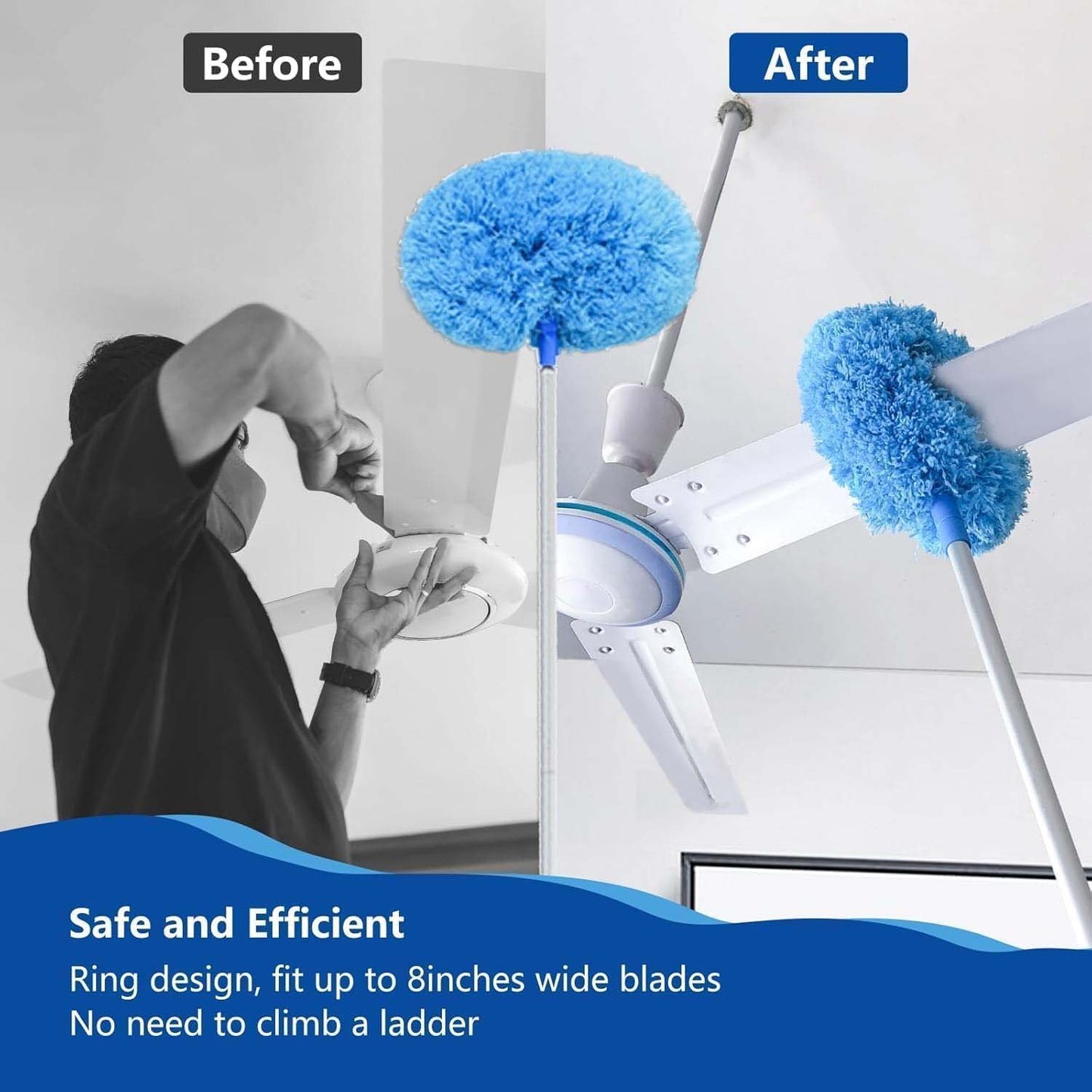Premium Extendable Round Cleaning Duster (83.5 cm / 1 Pc) The Morsignaturekarts