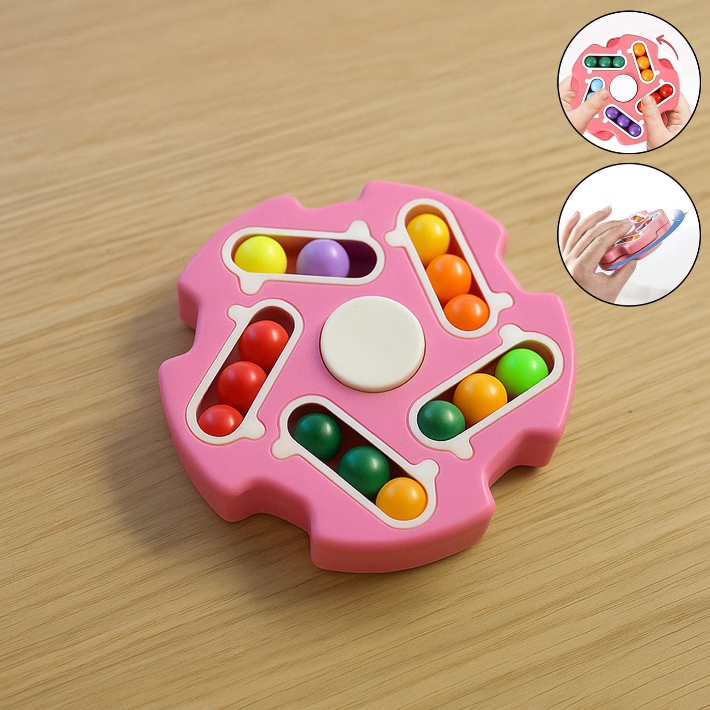 Fidget Magic Cube Spinner Toy – Multi-Track Finger Puzzle The Morsignaturekarts