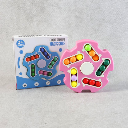 Fidget Magic Cube Spinner Toy – Multi-Track Finger Puzzle The Morsignaturekarts