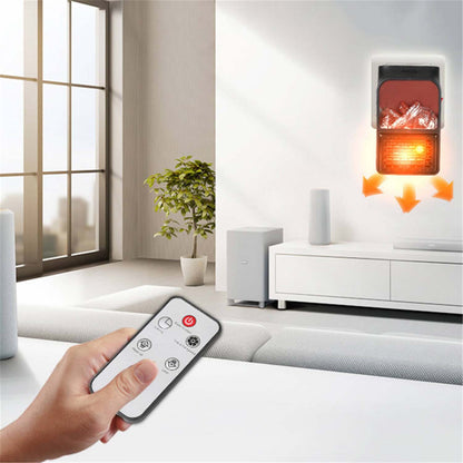 Portable Electric Fireplace lamp LED Flame Heater (1000w / 1 Pc) Signaturekarts