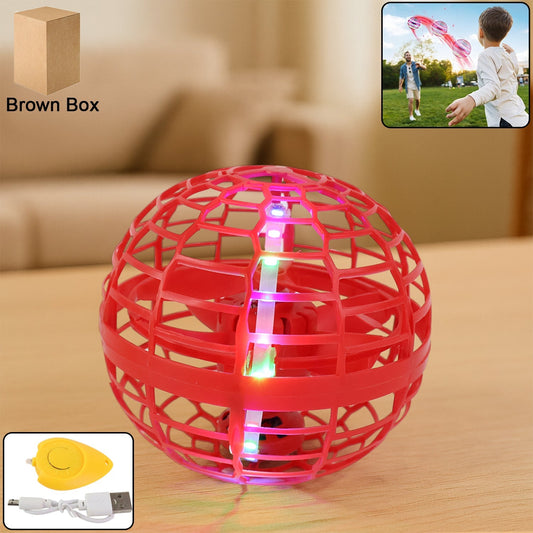 Flying Ball Toys, USB Rechargeable Built-in RGB Lights 360°Rotating Magic Controller signaturekarts
