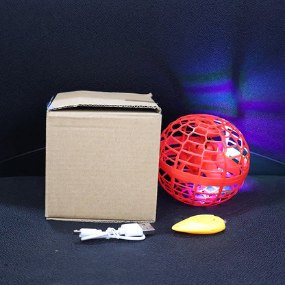 Flying Ball Toys, USB Rechargeable Built-in RGB Lights 360°Rotating Magic Controller signaturekarts