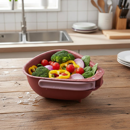Supermom Kitchen Colander with Foldable Handle and Drain Base The Morsignaturekarts