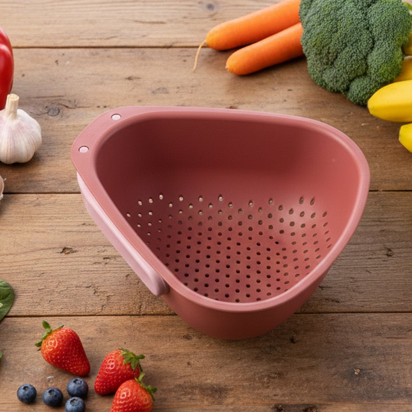 Supermom Kitchen Colander with Foldable Handle and Drain Base The Morsignaturekarts