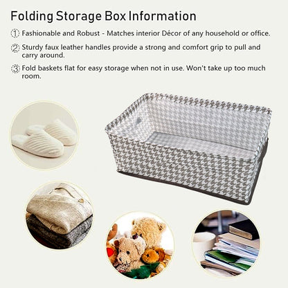 Cloth storage baskets, closet storage bins (42×28 Cm) signaturekarts