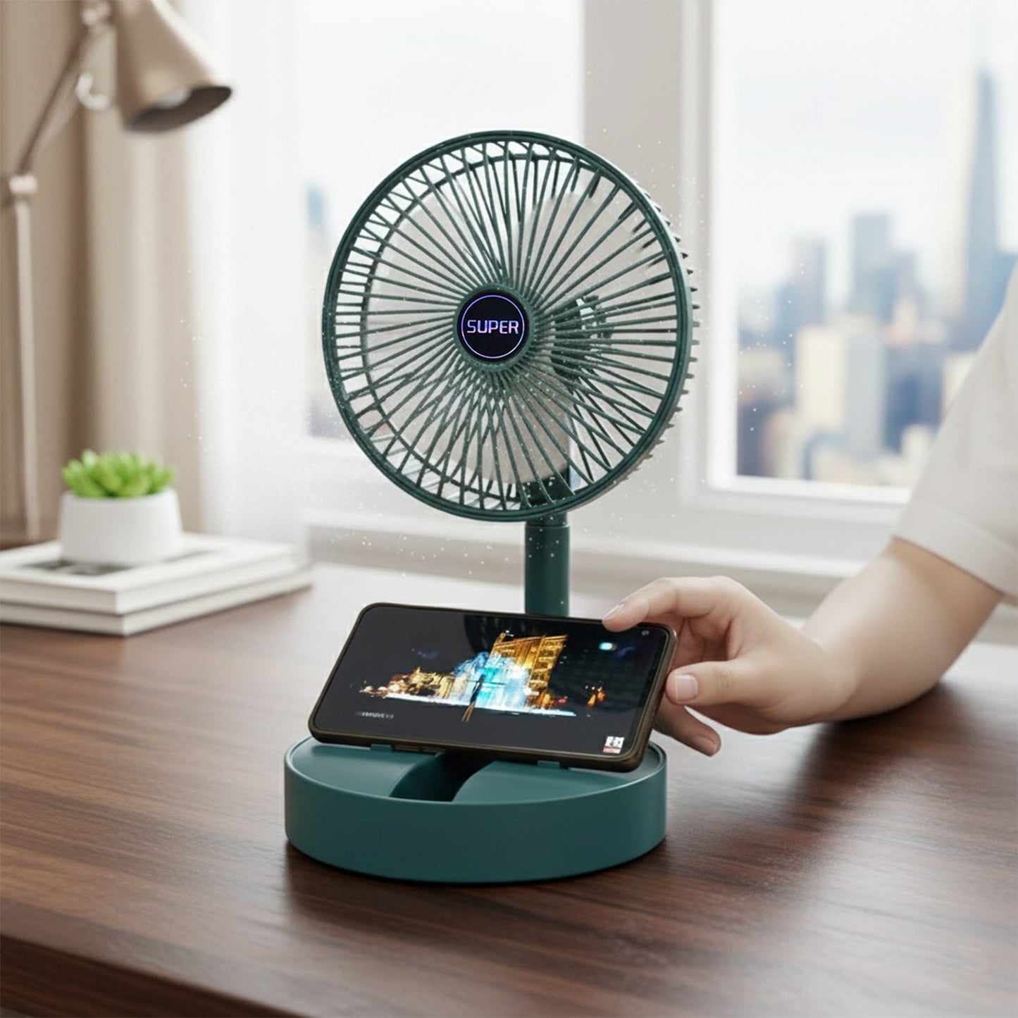 Super Multi-Function Folding Fan (1 Pc) The Morsignaturekarts
