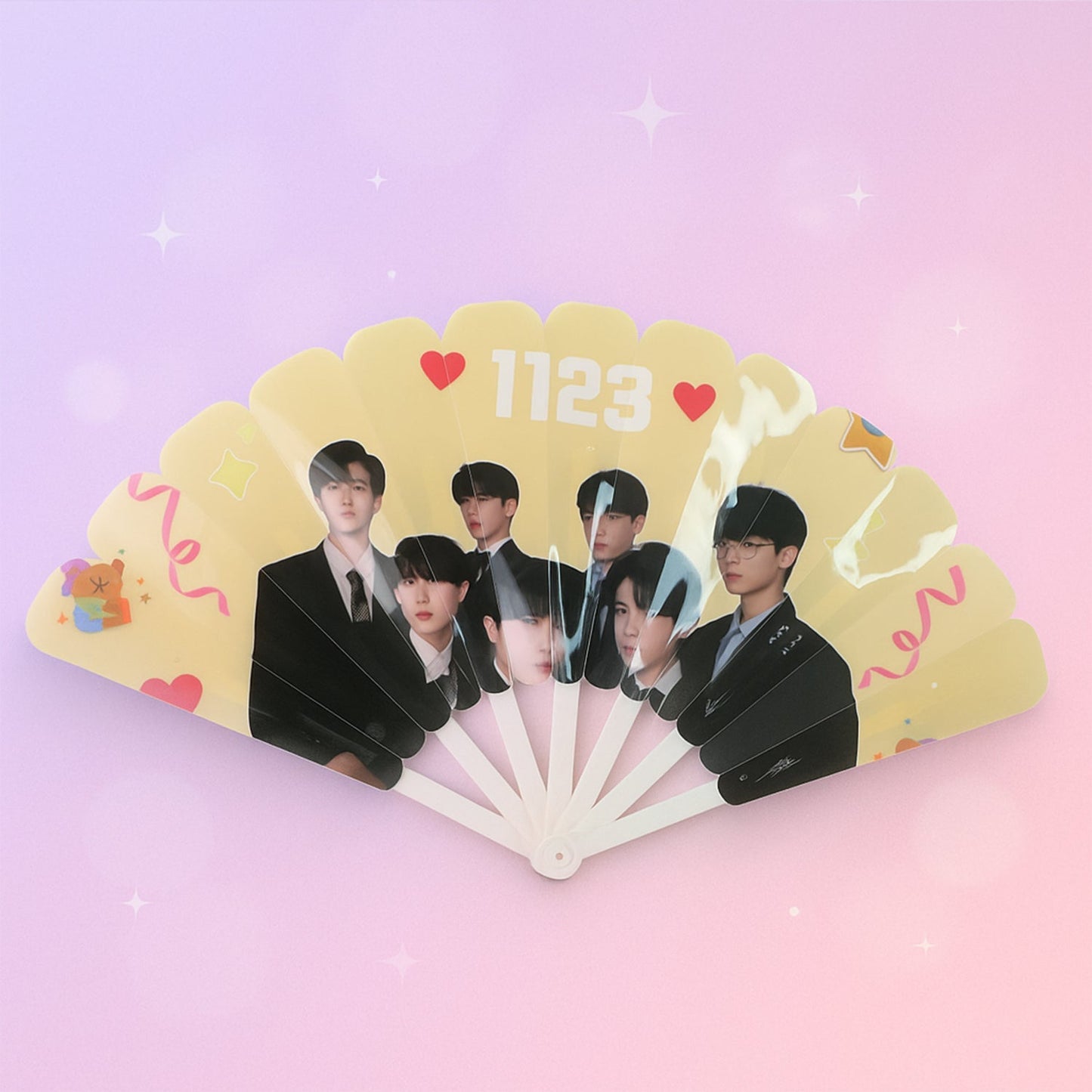 Idol-Themed Foldable Hand Fan - (1 Pc) signaturekarts