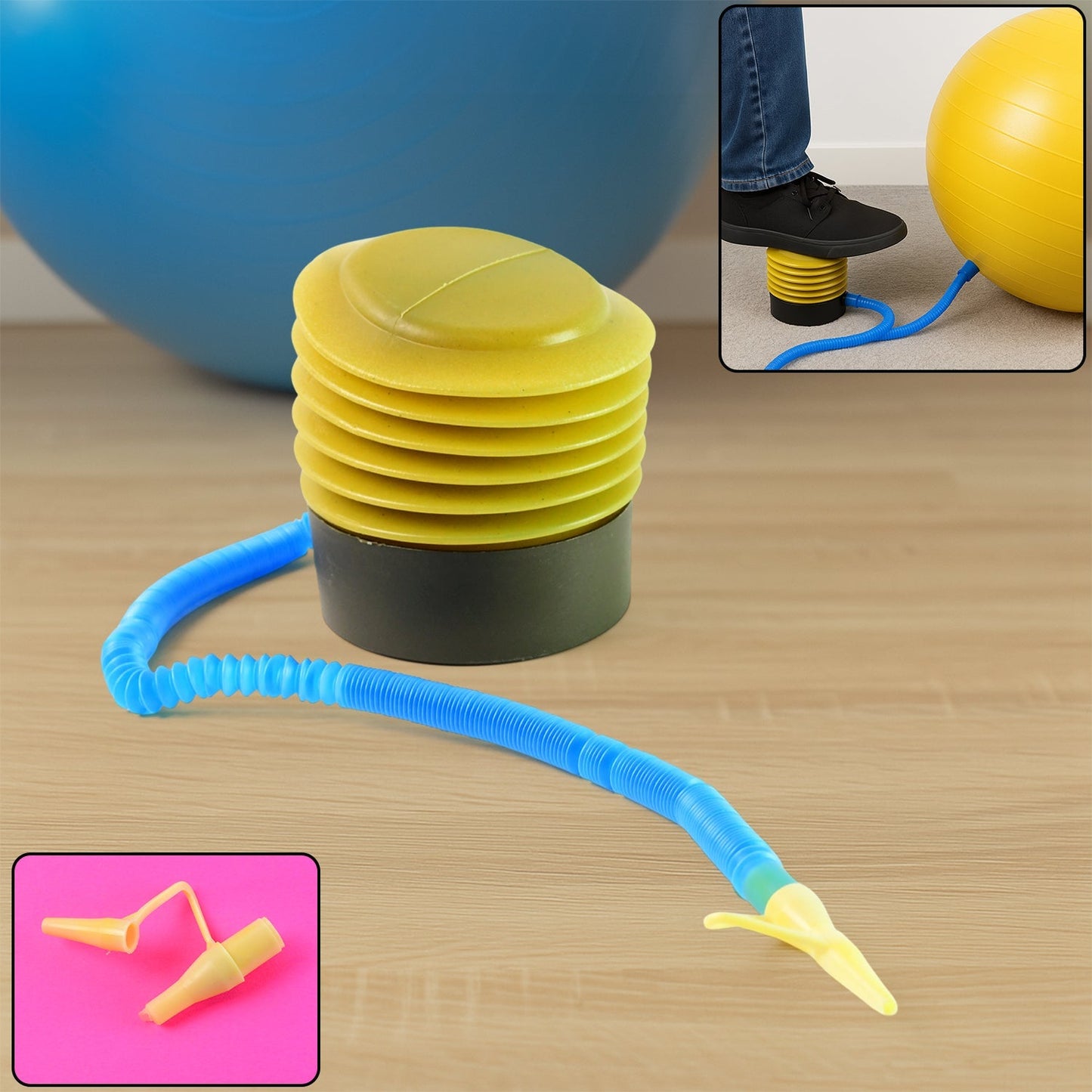 Portable Foot Air Pump with Hose Signature Kart