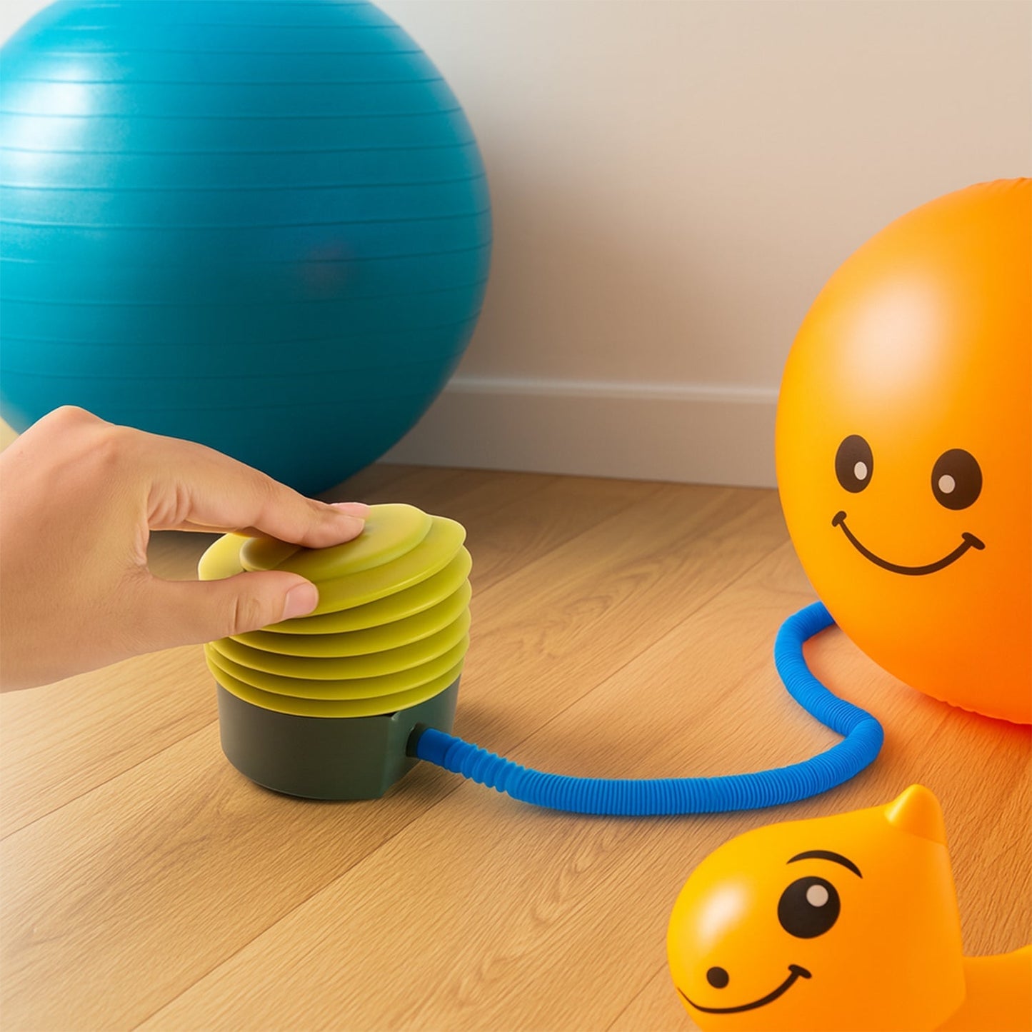Portable Foot Air Pump with Hose Signature Kart