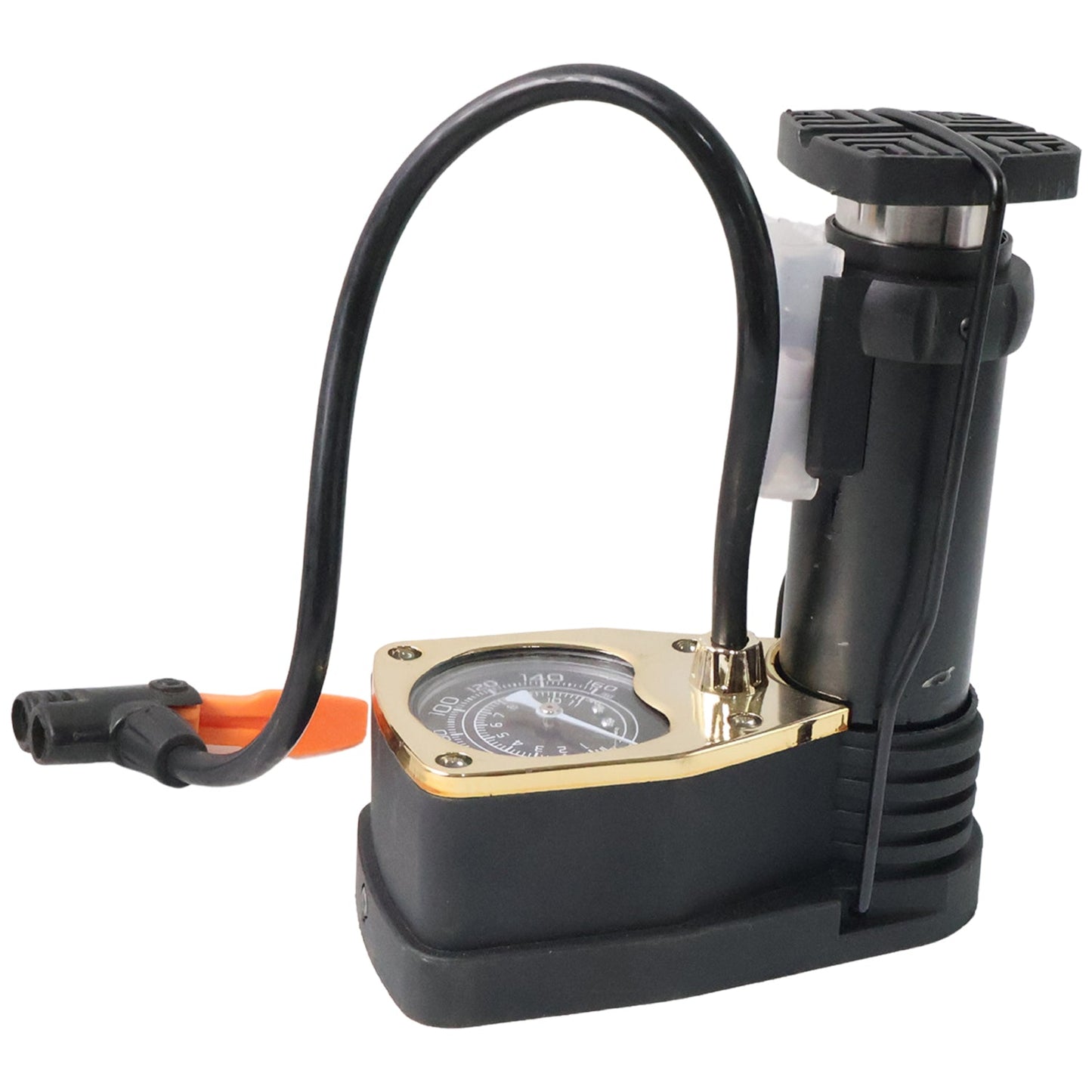 Portable High Pressure Foot Air Pump with Needle (1 Pc) Signaturekarts