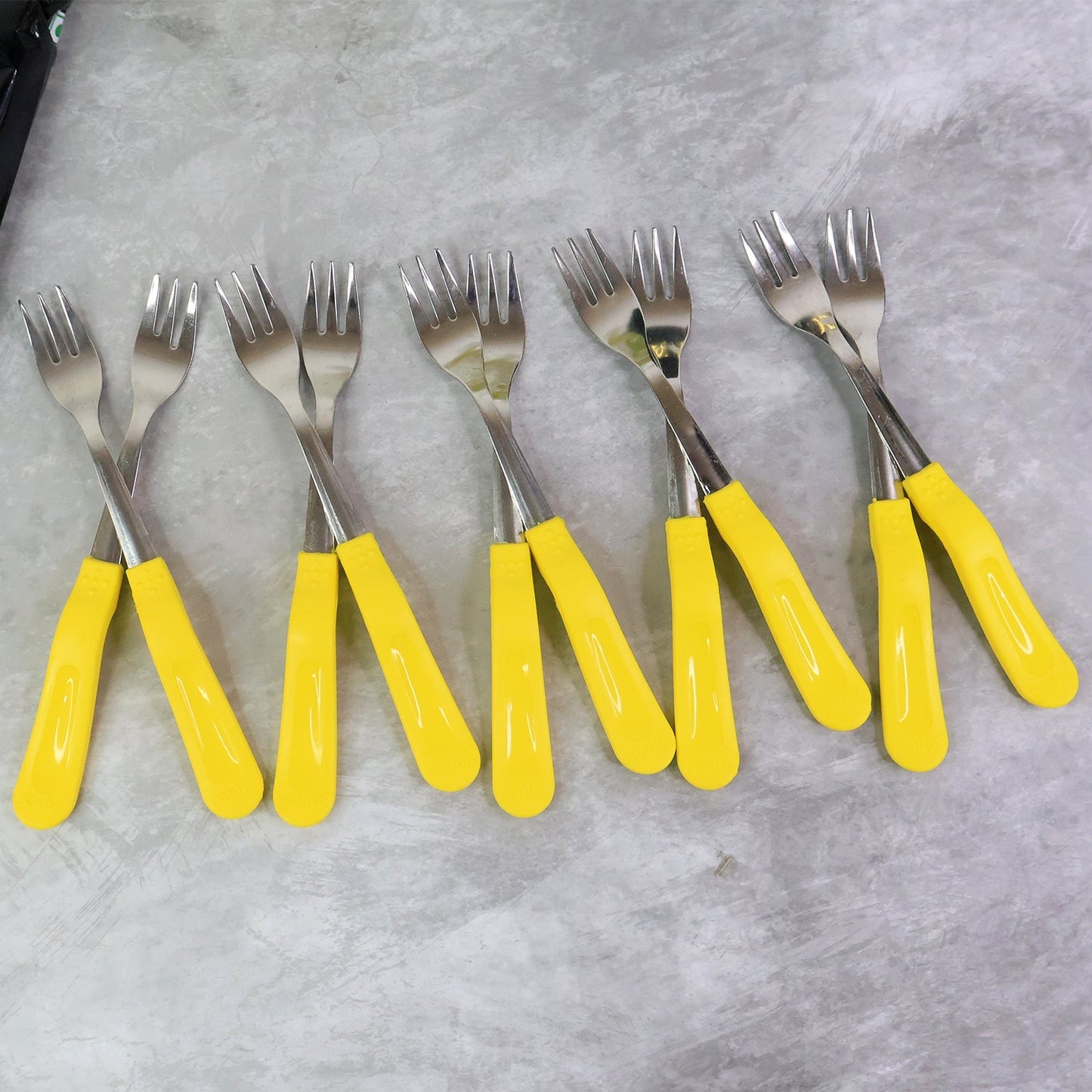 Supermom Premium Stainless Steel Big Fork (10 Pc / Set) signaturekarts