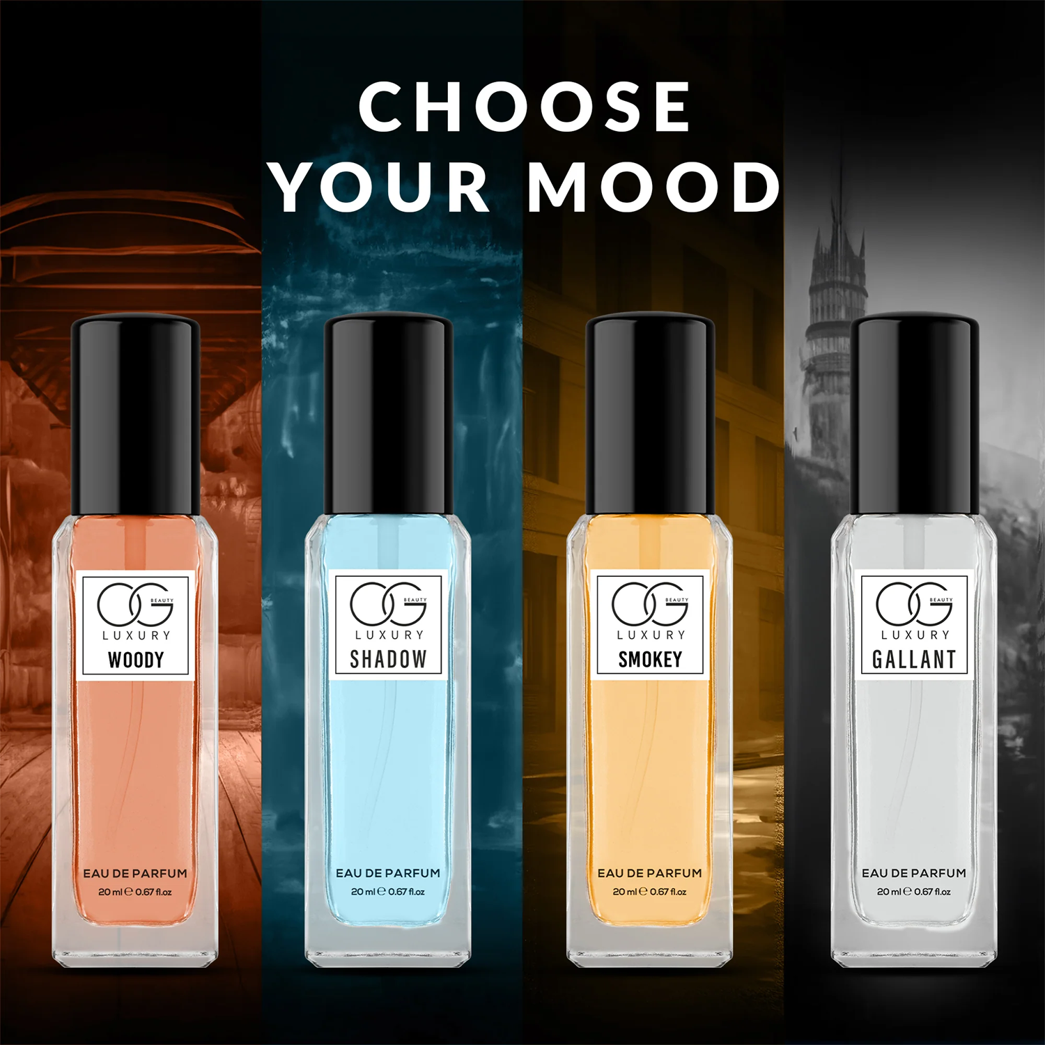OG Beauty Luxury Perfume Gift - (4 Pc / Set / 20 ML) signaturekarts