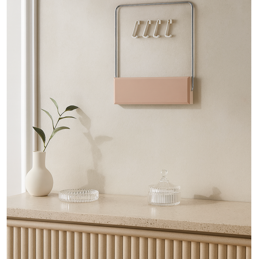 Wall-Mounted Foldable Wash Basin Storage Rack with Self-Adhesive Sticker Your Brand
