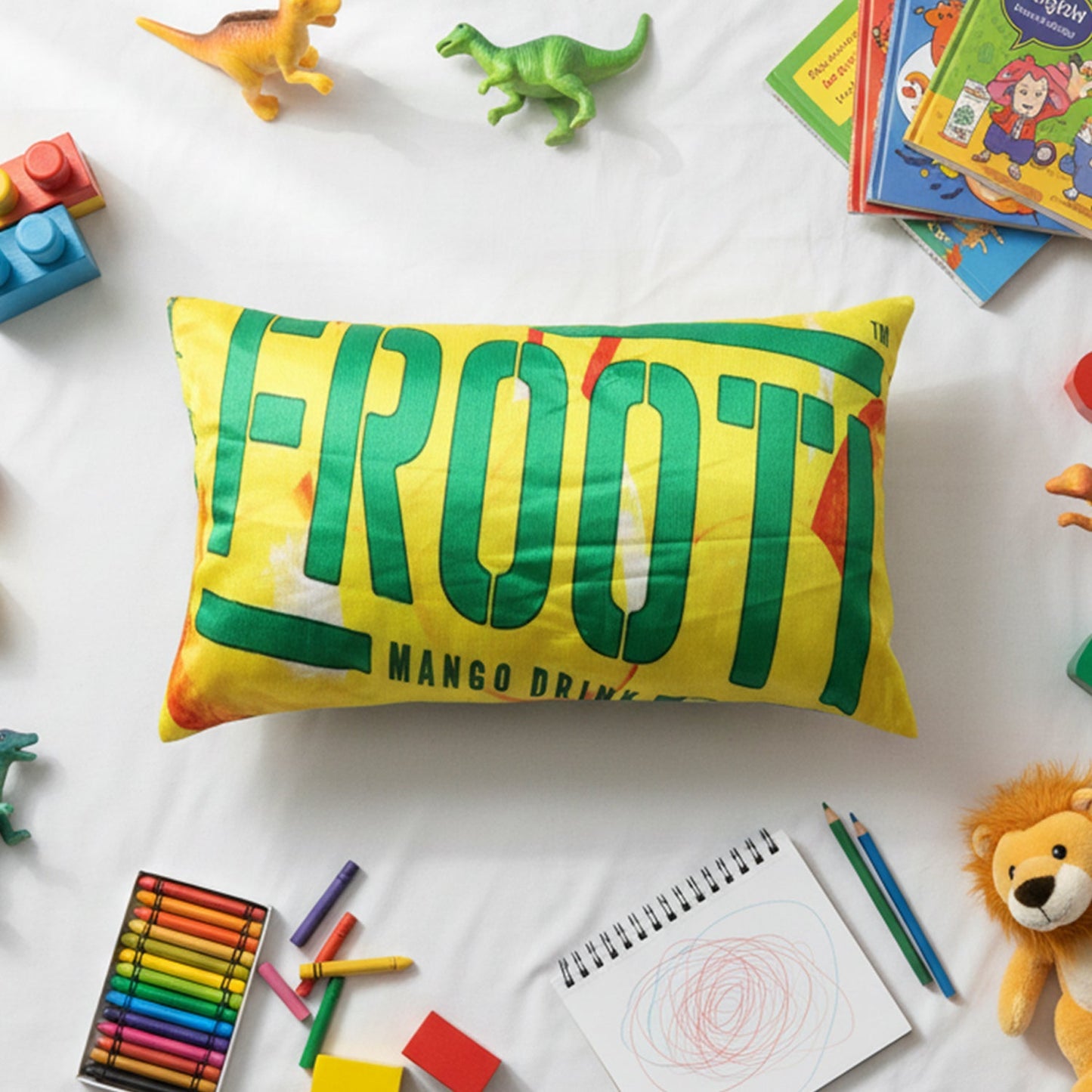 Soft Plush Cartoon Character Kids Pillow Cushion for Baby (40 x 25 Cm / 1 Pc) signaturekarts