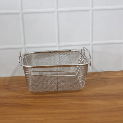 Stainless Steel Deep Fryer Basket with Long Handle (1 Pc) The Morsignaturekarts