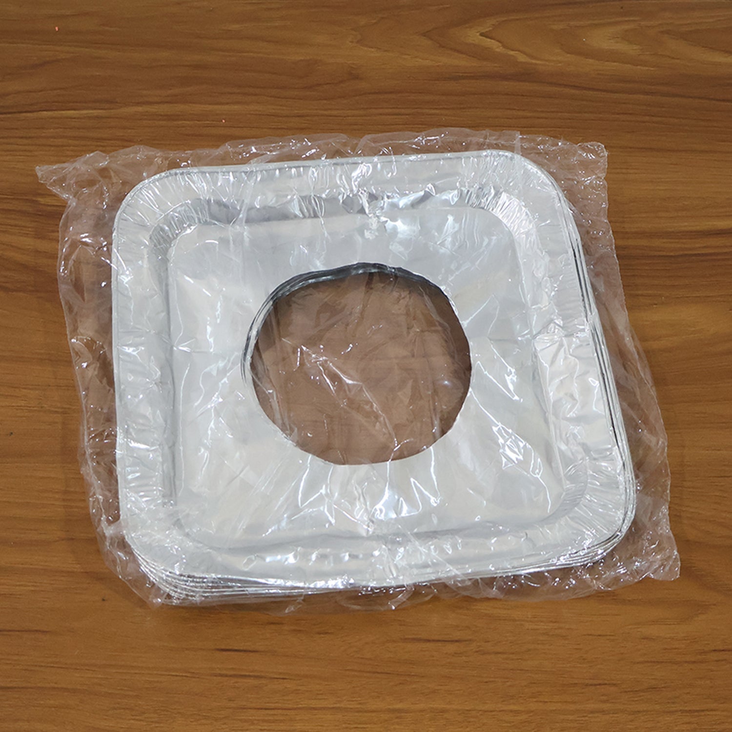 Aluminum Gas Stove Burner Protector Covers (10 Pc / 23x23 cm) signaturekarts