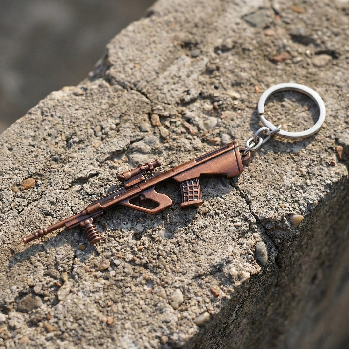 Metal Gun Shape Keychain (1 Pc) The Morsignaturekarts