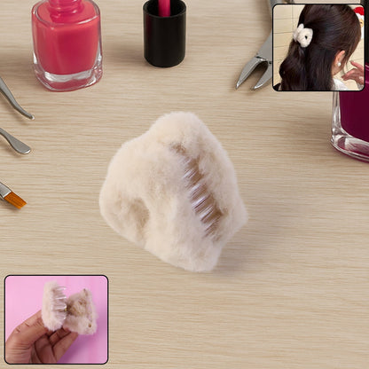 Hair Claw Clips, Plastic Fluffy Hair Claw Hair (1 Pc), Hair accessories Signature kart