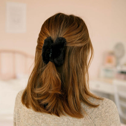 Big-Size Soft Faux Fur Hair Claw Clips (1 Pc) signaturekarts