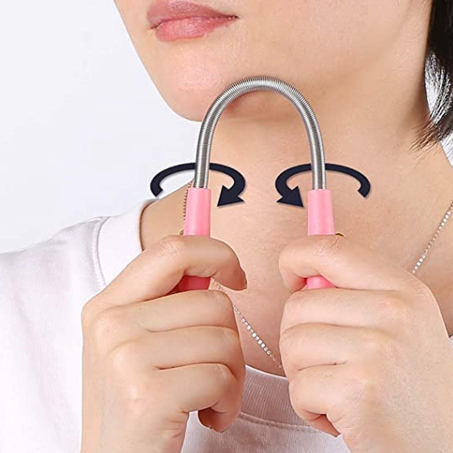 Facial Hair Remover Set Spring Epilator Hair Removal Springs Eyebrow Razors (1 Pc) The Morsignaturekarts