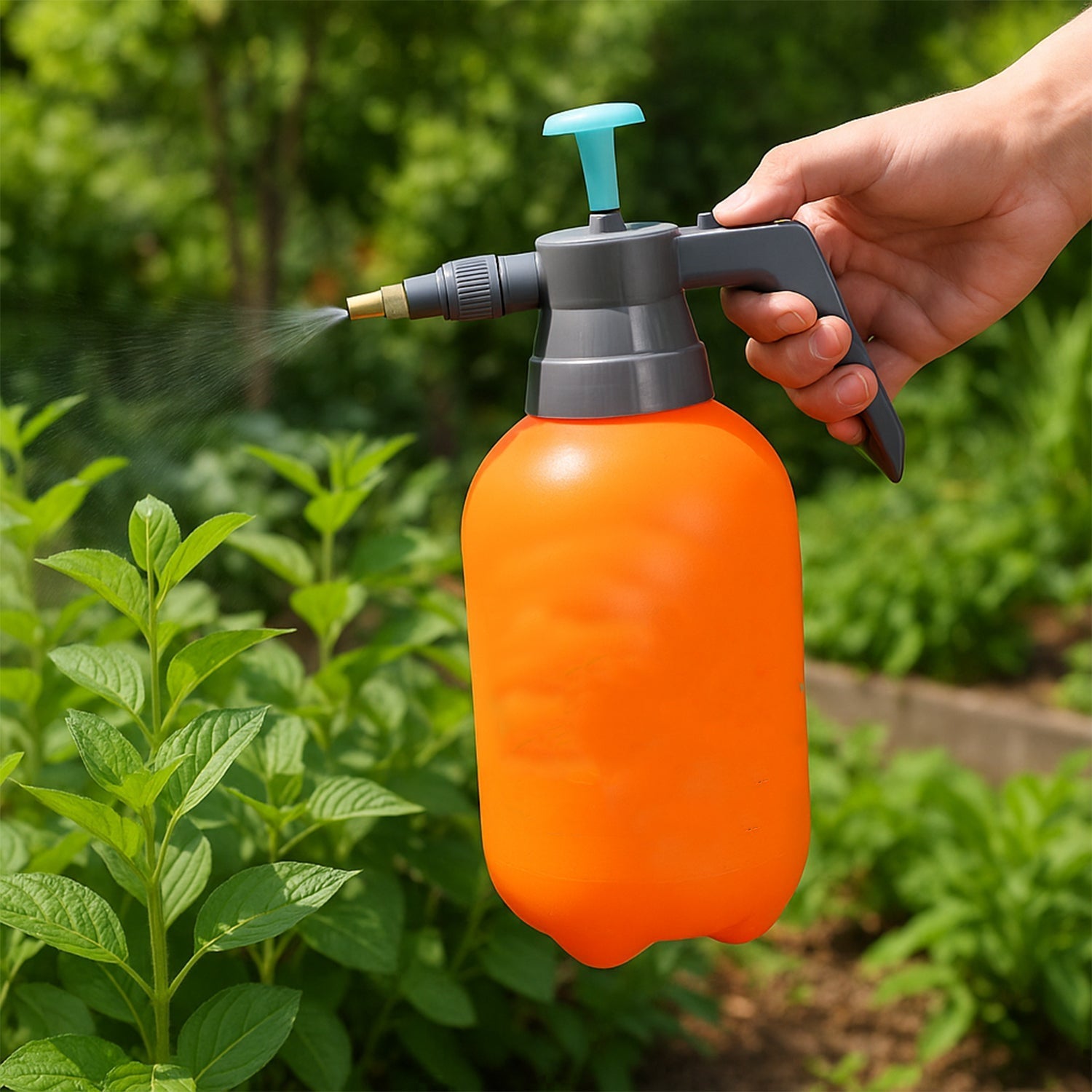 Water Sprayer Hand-held Pump Pressure Garden Sprayer - 2 L (Mix Color) Your Brand