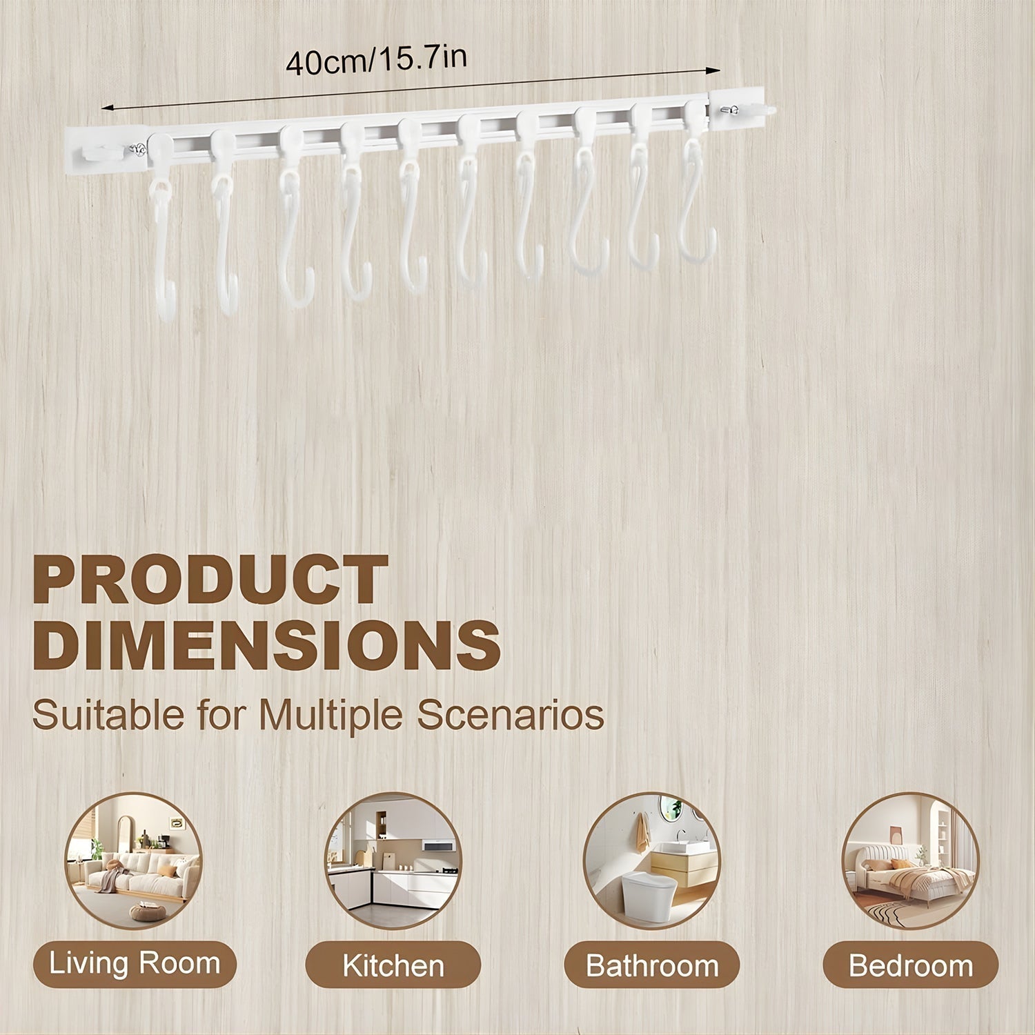 Wall Mounted Kitchen Storage Rack Set signaturekarts