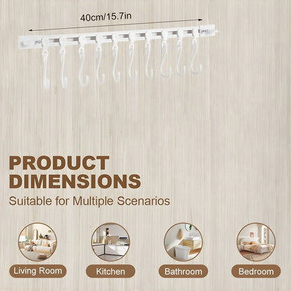 Wall Mounted Kitchen Storage Rack Set signaturekarts