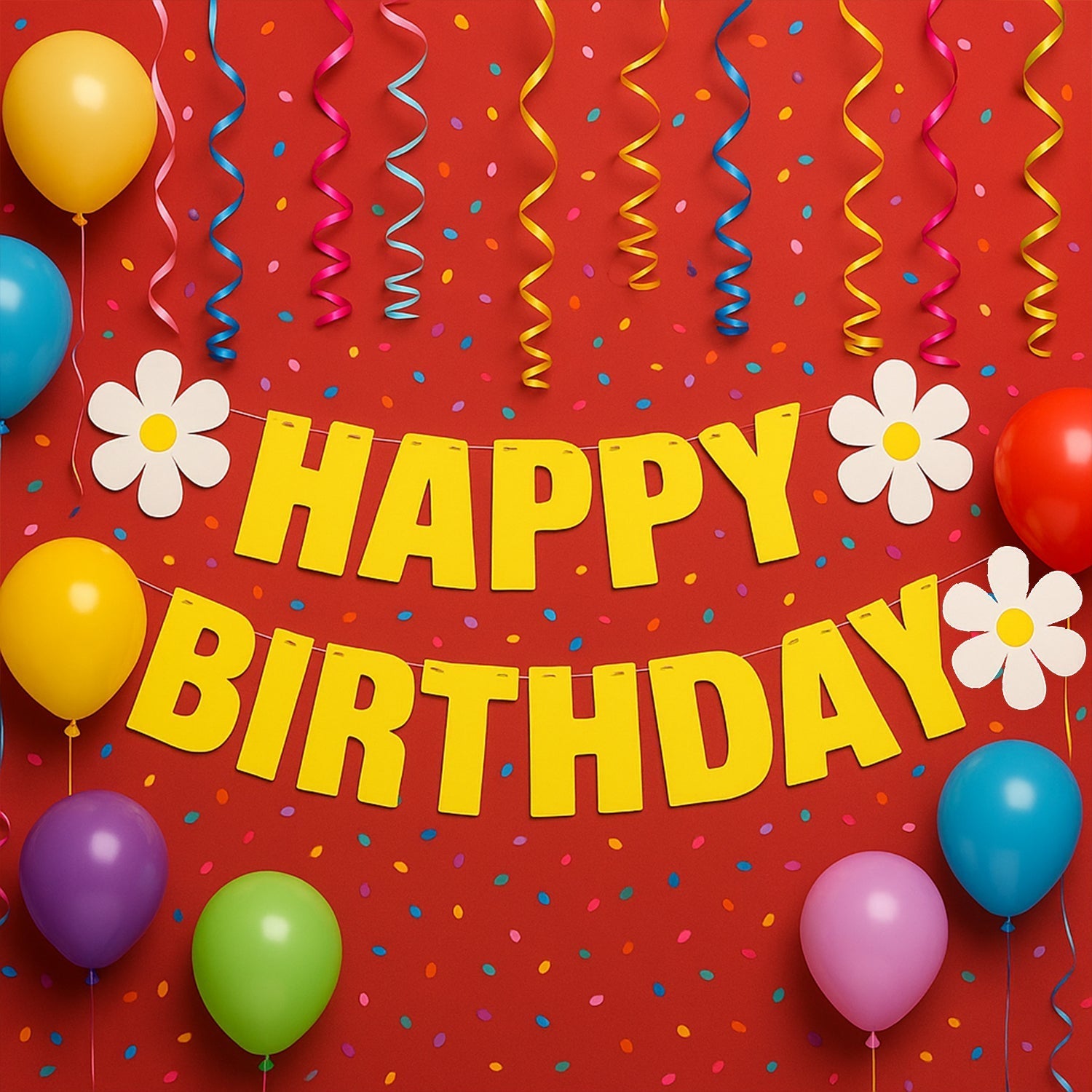 Happy Birthday Party Decoration Banner Set signaturekarts