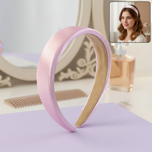 Elegant Padded Satin Finish Hairband (1 Pc) The Morsignaturekarts